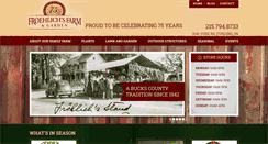 Desktop Screenshot of froehlichsfarm.com